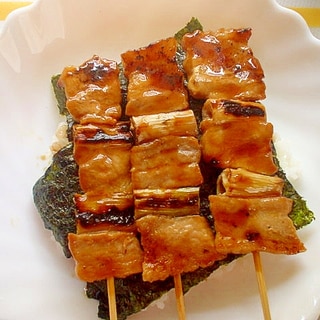 冷凍焼き鳥で焼き鳥海苔丼～☆